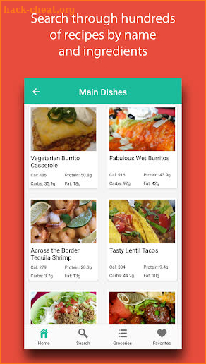 Mexican Recipes - Meals, Drink screenshot