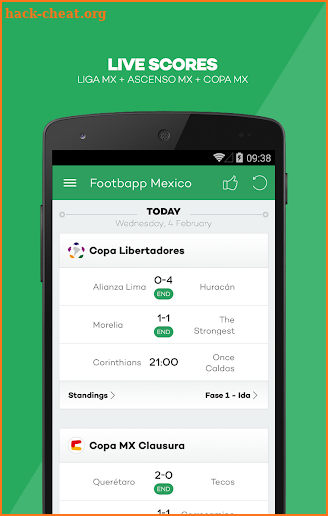 Mexican soccer live - Footbup screenshot