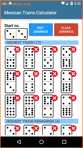 Mexican Train Domino Calc screenshot