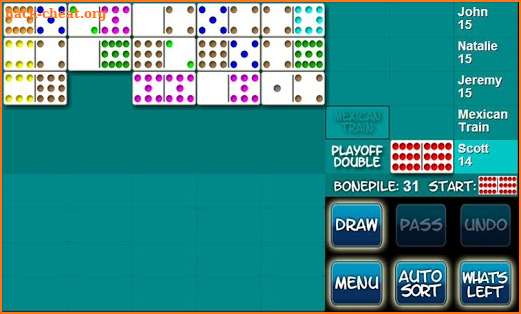 Mexican Train Dominoes screenshot