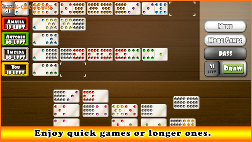 Mexican Train Dominoes Gold screenshot