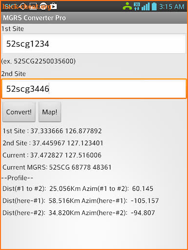 MGRS Converter Pro screenshot