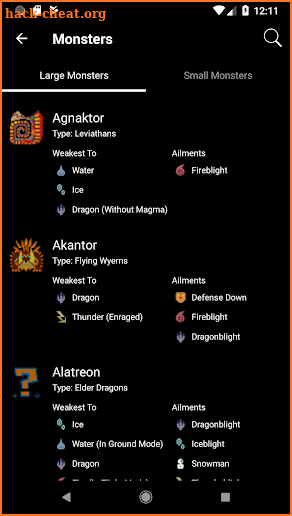 MHGU Guide Wiki Companion (Unofficial) screenshot