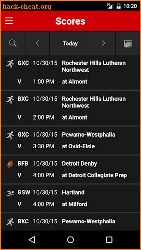 MHSAA - Mobile screenshot