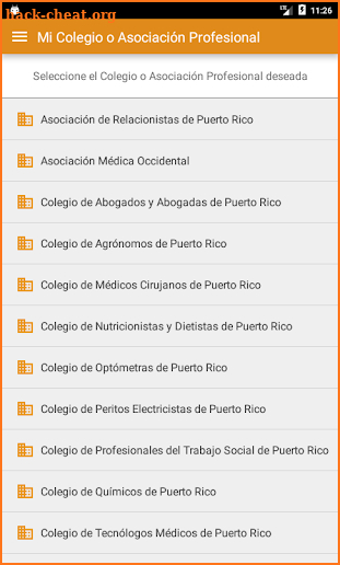 Mi Colegio Profesional screenshot