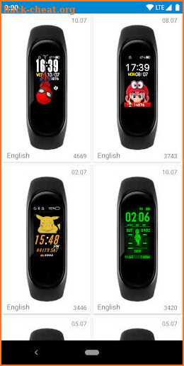 MiBand4 - WatchFace for Xiaomi Mi Band 4 screenshot