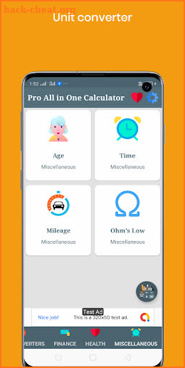 MiCalc - All in one calculator screenshot