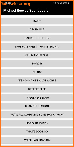 Michael Reeves Soundboard screenshot