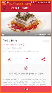 MICHELIN guide Europe 2018 screenshot