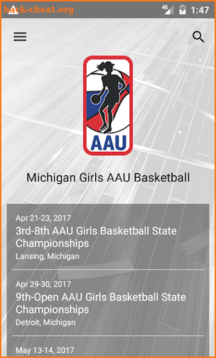 Michigan Girls AAU Basketball screenshot