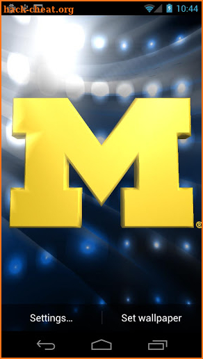 Michigan Wolverines Live WP screenshot