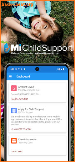 MiChildSupport screenshot