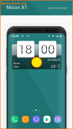 Micon X1 weather icon pack screenshot