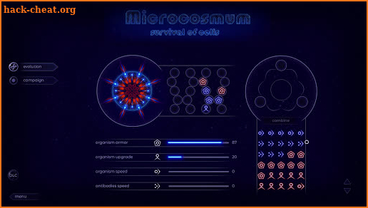 Microcosmum: survival of cells screenshot