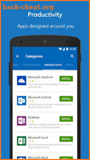 Microsoft Apps screenshot