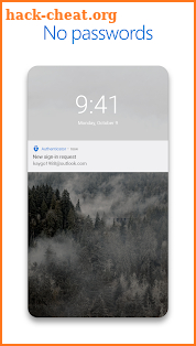 Microsoft Authenticator screenshot