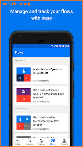 Microsoft Flow—Business workflow automation screenshot