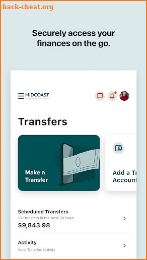 Midcoast FCU Mobile Banking screenshot