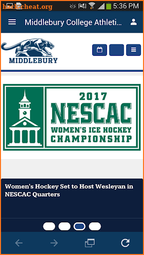 Middlebury College Mobile screenshot