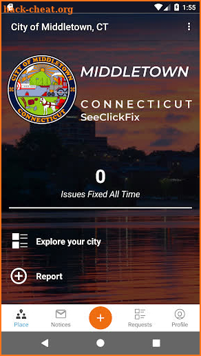 Middletown SeeClickFix screenshot