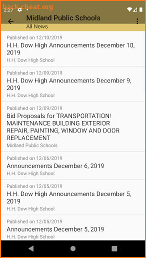 Midland Public Schools screenshot