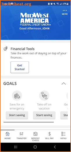 MidWest America FCU screenshot