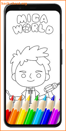 Miga Town Coloring Book screenshot