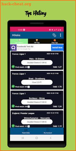 Mikeka - Betting Tips & Odds screenshot