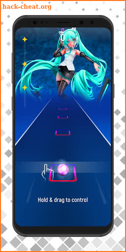 Miku Dancing Tiles Hop screenshot