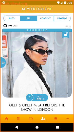 Mila J Official App screenshot