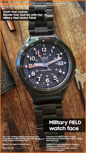 Military FIELD watch face screenshot