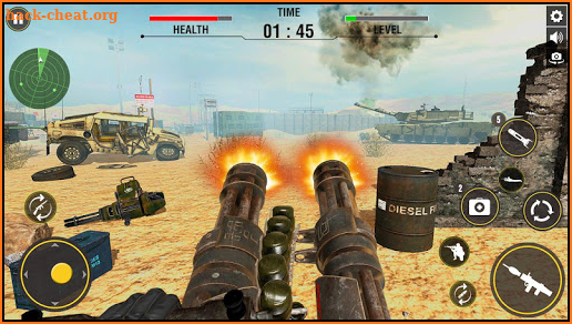 Military Gunner Guns War Weapons Shooter Simulator screenshot