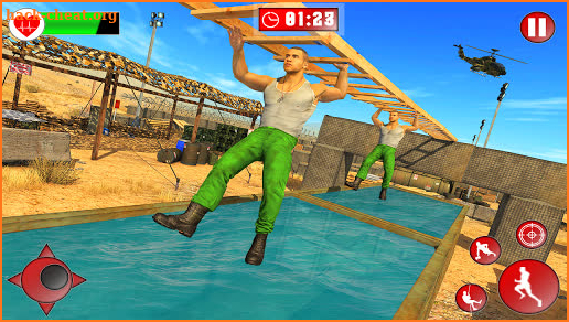 Military Obstacle Course - Us Army Training Game screenshot