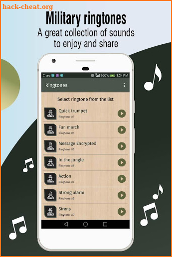 military ringtones for phone, military sounds screenshot