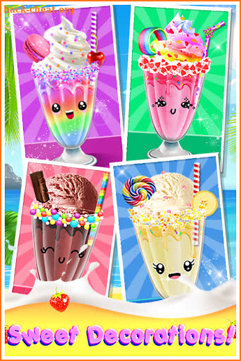 MilkShake Madness - Girls Cooking Game screenshot