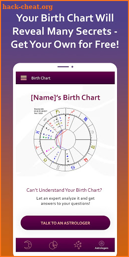 Millennial astrology reading screenshot