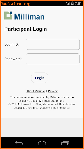 Milliman Mobile Benefits screenshot