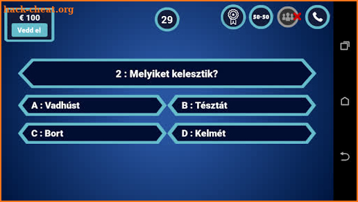 Milliomos 2019 - Magyar Online Kvíz Trivia Game screenshot