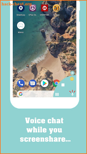 Mimicr Screen Sharing - for Phones! screenshot