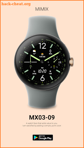 MIMIX MX03 09 Digi Watchface screenshot