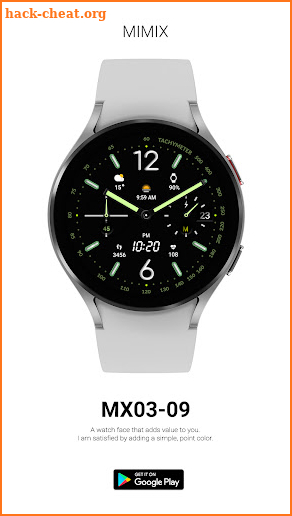 MIMIX MX03 09 Digi Watchface screenshot