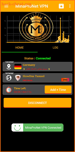 MinaProNetVPN-Tunnel screenshot