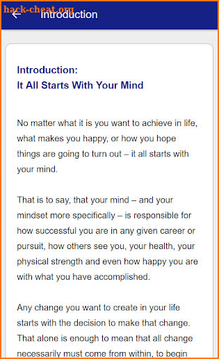 Mindset Transformation screenshot