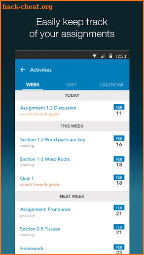 MindTap Mobile screenshot