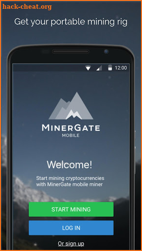 MinerGate Mobile Miner screenshot