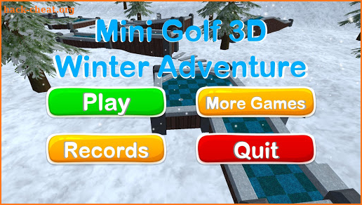 Mini Golf 3D Winter Adventure screenshot