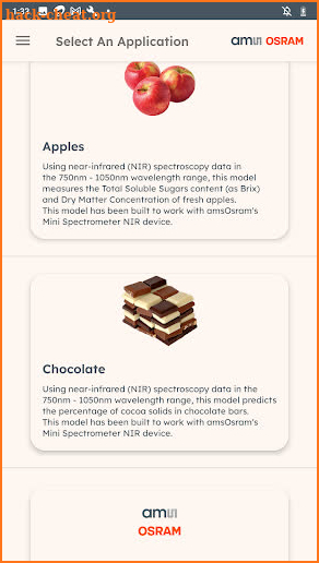 Mini Spectrometer (NIR) screenshot