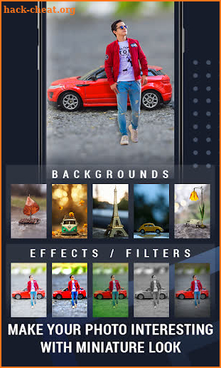 Miniature Photo Editor Effects screenshot