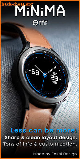 MiNiMA - analog watch face screenshot