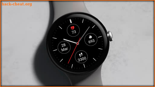 Minimal Analog Watch Face screenshot